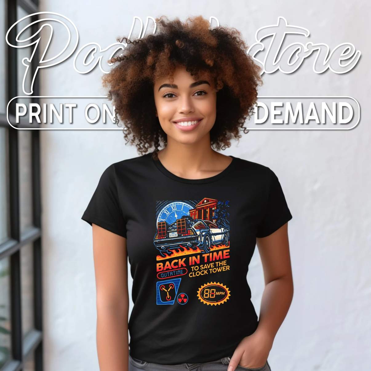 Back In Time To Save The Tower Tshirt Retro Video Game Parody Graphic For Men Back In Time To Save The Tower Tshirt Retro Video Game Parody Graphic For Men