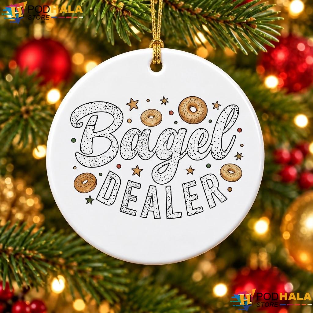 Bagel Dealer Christmas Ornament Funny Festive Holiday Decor Gift Idea
