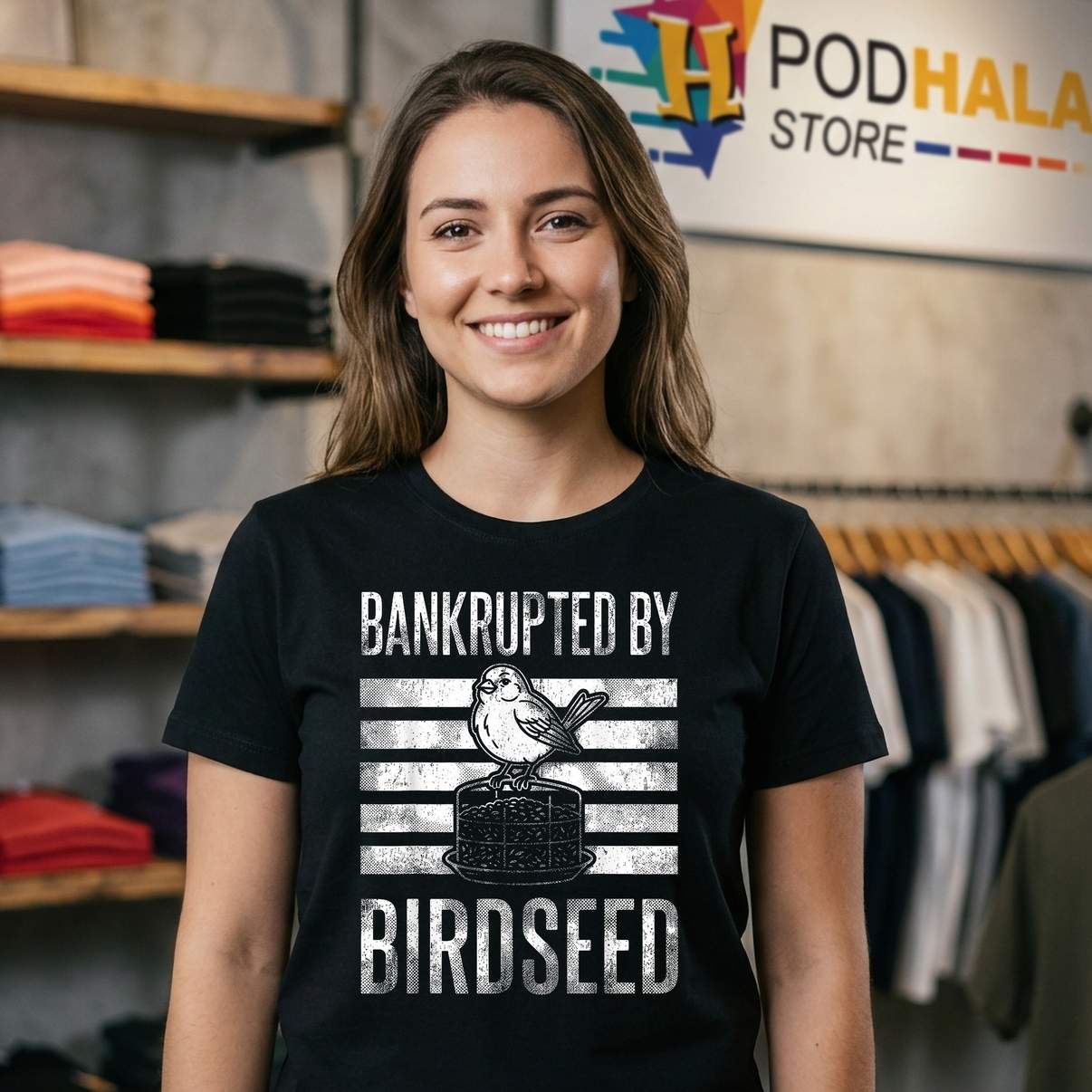 Bankrupted By Birdseed Tshirt Funny Bird Watching Lover Nature Graphic Top Bankrupted By Birdseed Tshirt Funny Bird Watching Lover Nature Graphic Top
