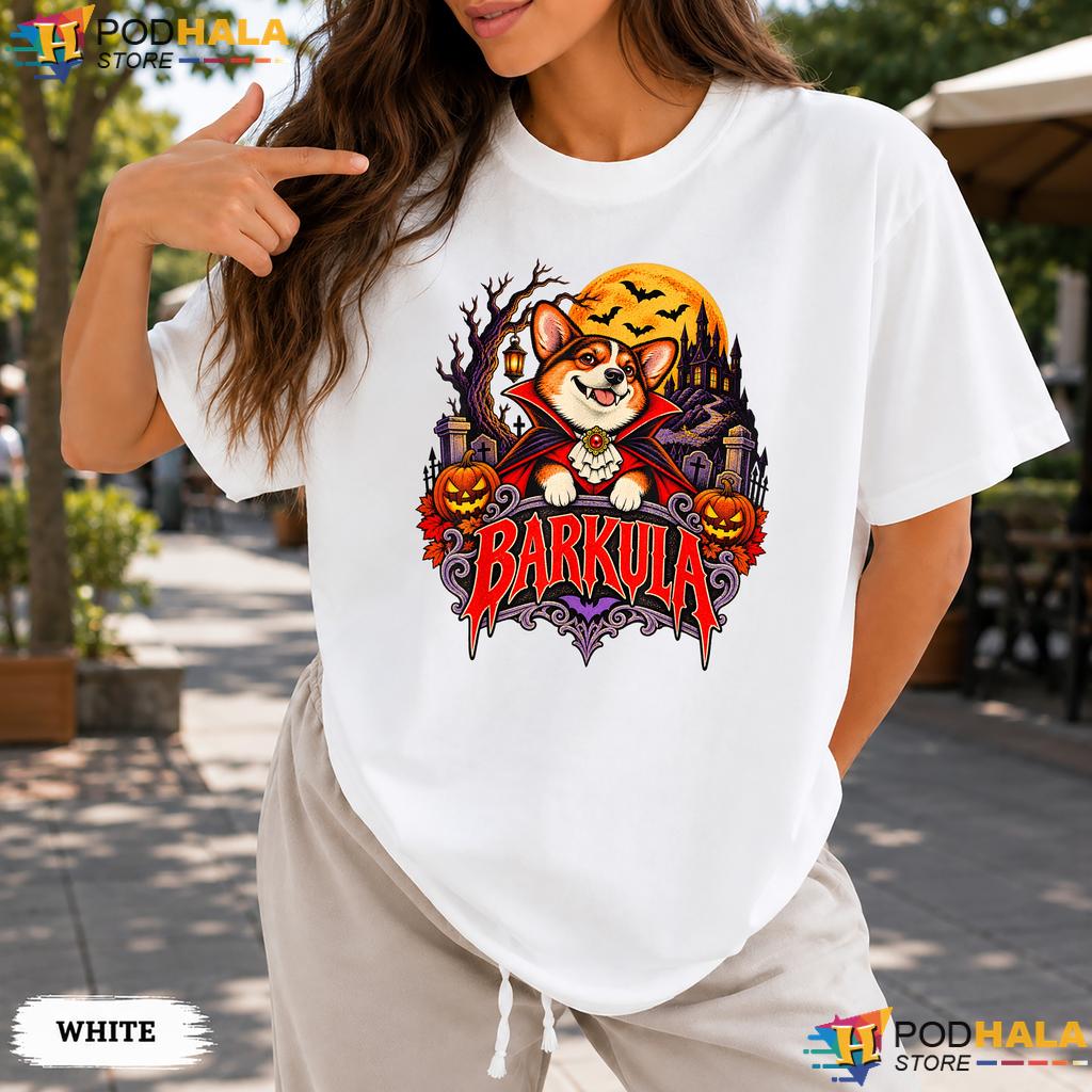 Barkula Corgi Vampire Comfort Colors Tshirt Funny Halloween Dog Top Barkula Corgi Vampire Comfort Colors Tshirt Funny Halloween Dog Top
