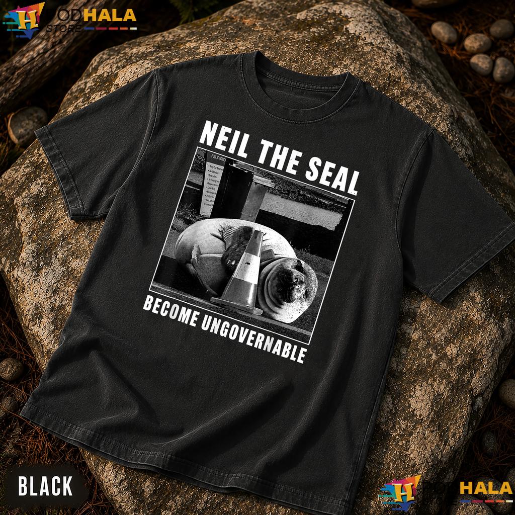 Become Ungovernable Seal Comfort Colors T-Shirt Funny Viral Meme Art Top