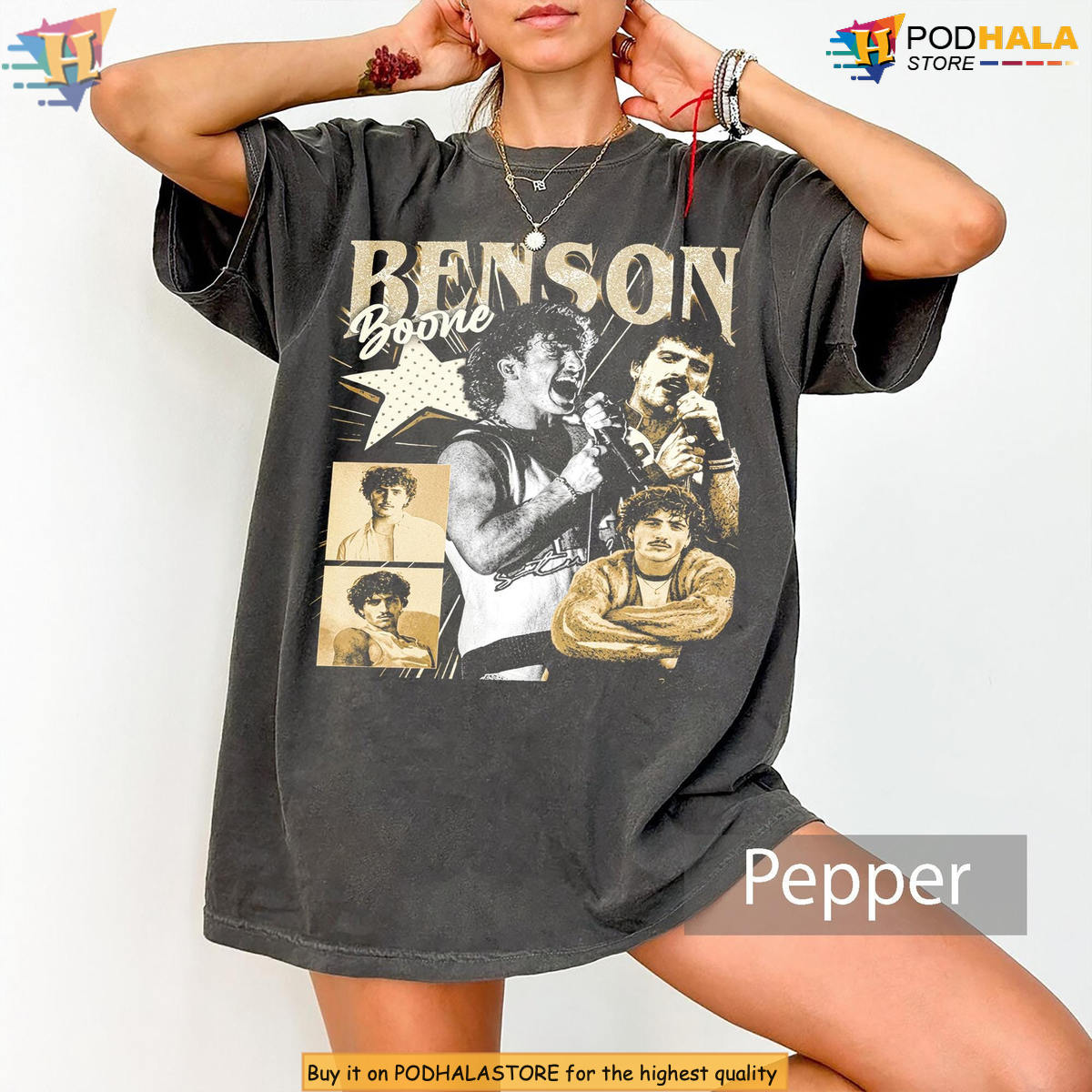Benson Boone Vintage Comfort Colors Shirt Merch Kid BB Tour Album Concert