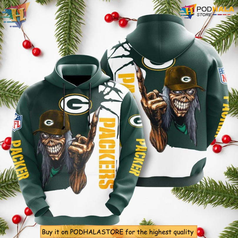 Best Seller Skull Artwork Green Bay Packers 3D Hoodie, Fan Favorite Collection