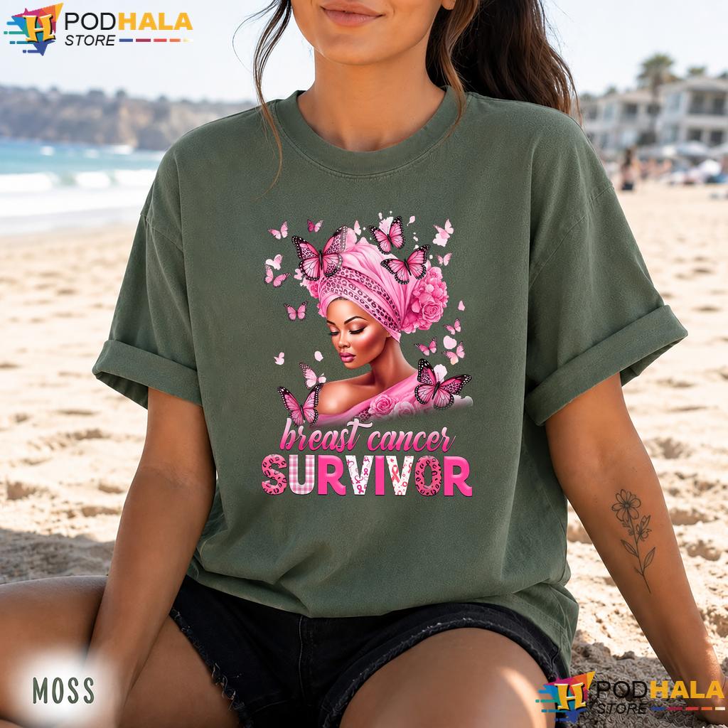 Black African American Warrior Comfort Colors Tshirt Breast Cancer Women Black African American Warrior Comfort Colors Tshirt Breast Cancer Women