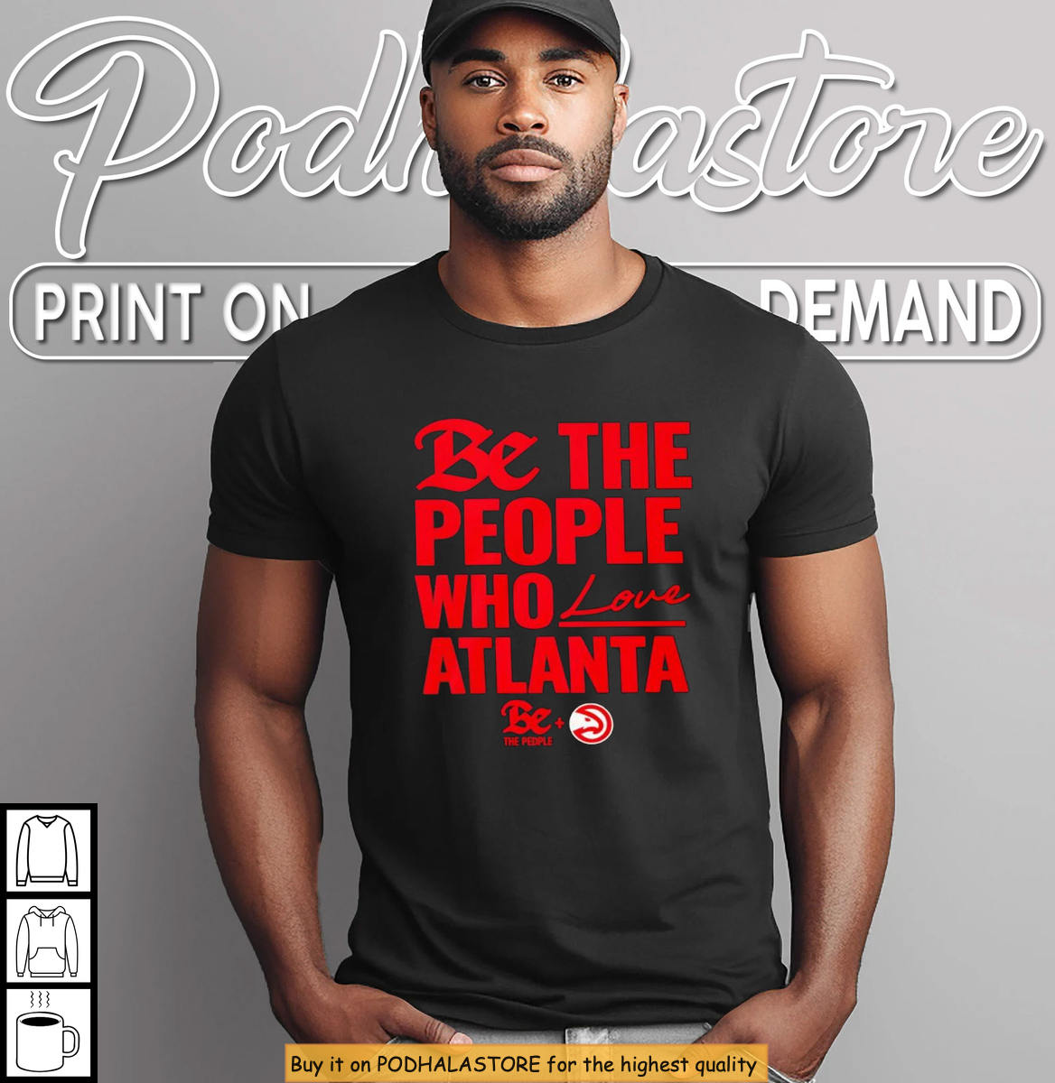 Atlanta Hawks Be The People Who Love 2026 Basketball T-Shirt Gifts For Fans