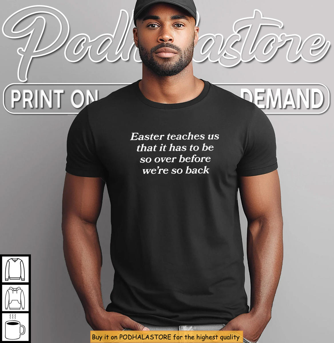 Easter Teaches Us We Are So Back 2026 Funny Holiday Meme T-Shirt Gift Idea