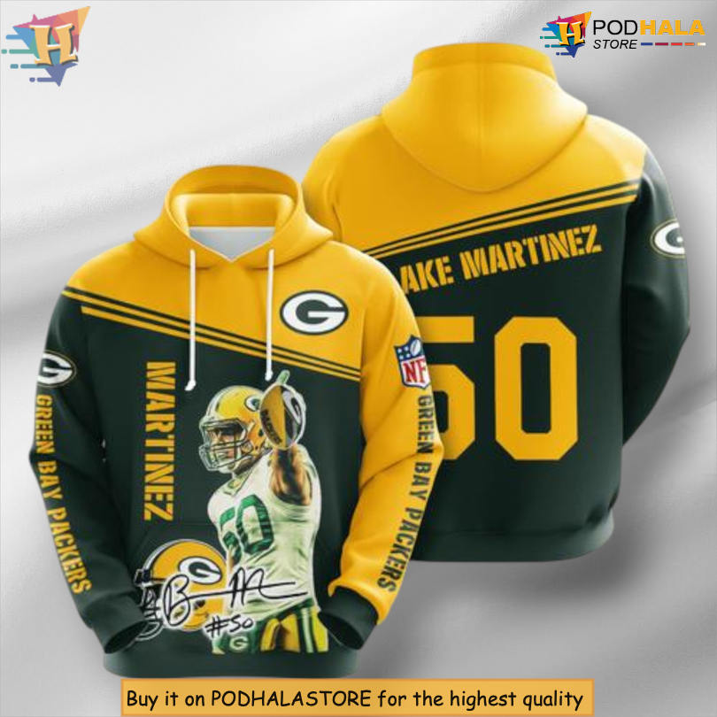 Blake Martinez Player Green Bay Packers Hoodie 3D Team Fan Gift Apparel