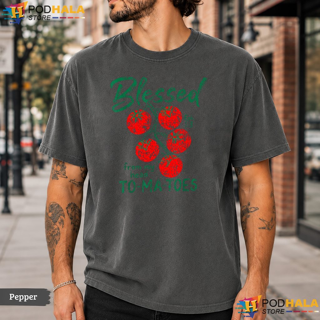 Blessed Head To Ma Toes Comfort Colors T-Shirt Funny Garden Christian Top