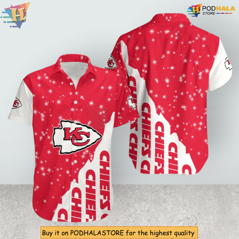 Bling Bling Summer Look Kansas City Chiefs Youth Hawaiian Shirt Special