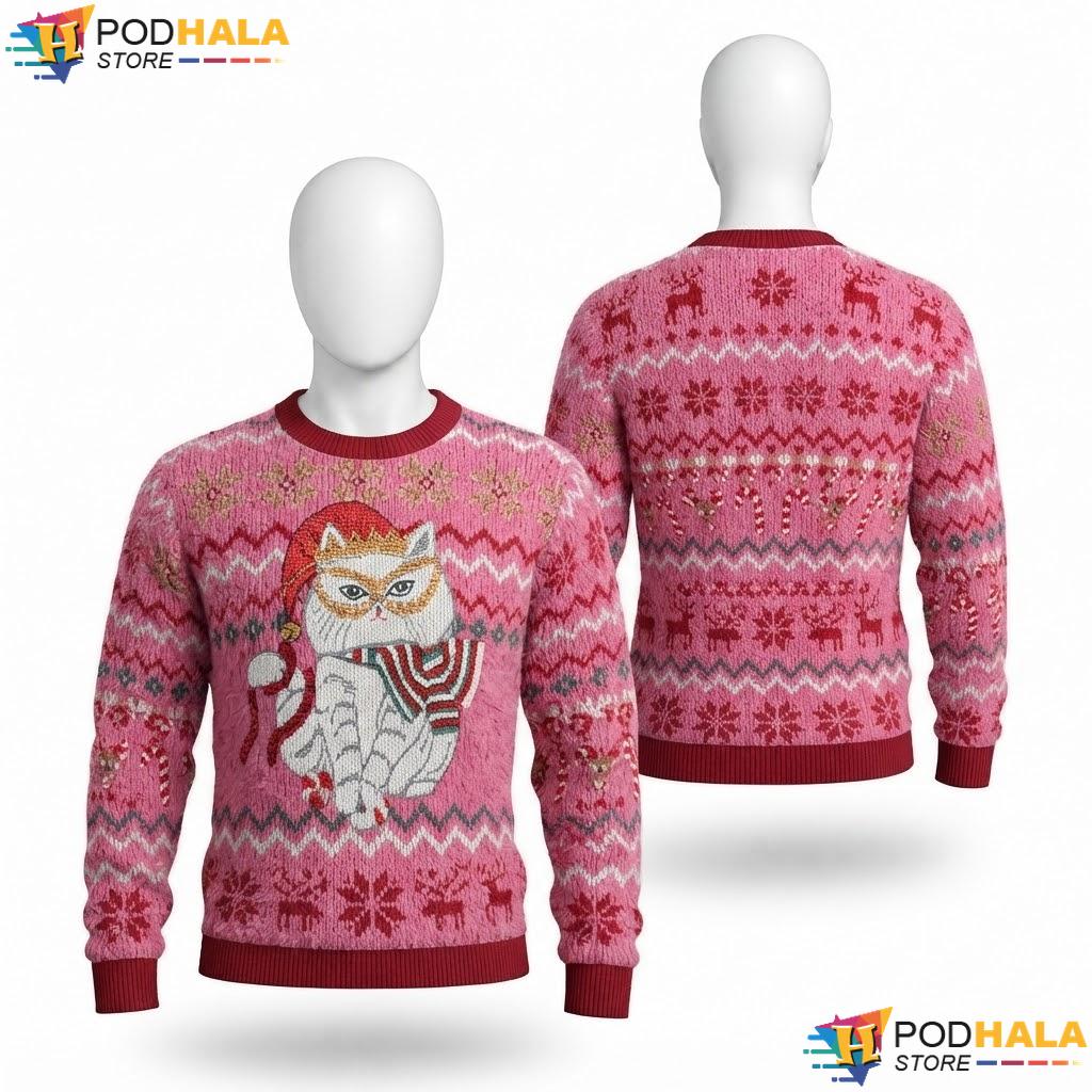 Blizzard Bay Crew Neck Ugly Christmas Sweater Womens Long Sleeve Top