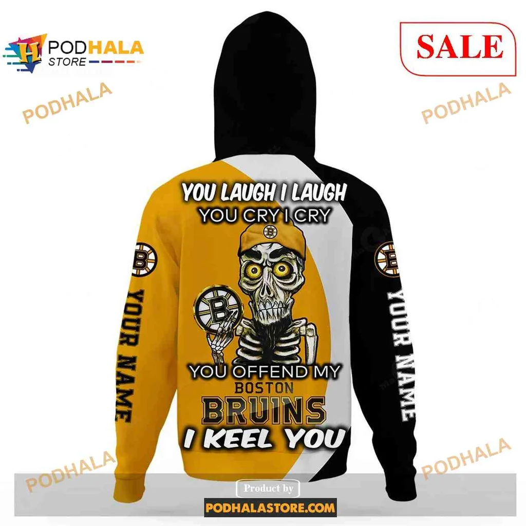 Bold Boston Bruins AOP Hoodie, Black And Gold Team Spirit Design Bold Boston Bruins AOP Hoodie, Black And Gold Team Spirit Design