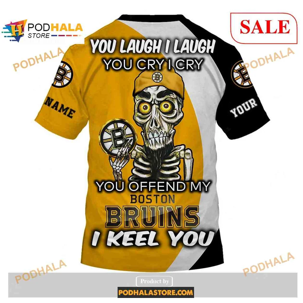 Bold Boston Bruins 3D Print Hoodie, Black And Gold Team Spirit Design Bold Boston Bruins 3D Print Hoodie, Black And Gold Team Spirit Design