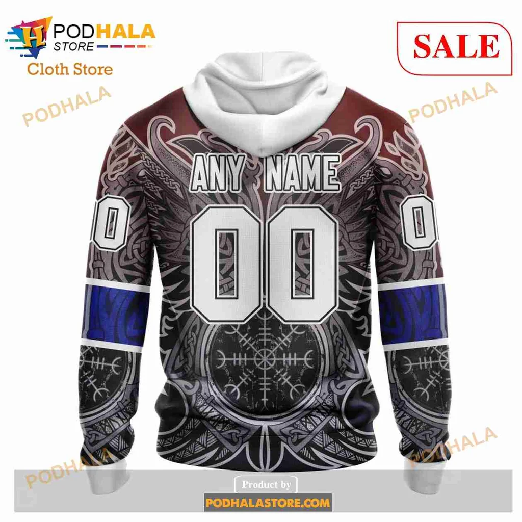 Bold Montreal Canadiens Viking 3d Hoodie With Intricate Norse Design - Product View 8 Bold Montreal Canadiens Viking 3d Hoodie With Intricate Norse Design - Product View 8