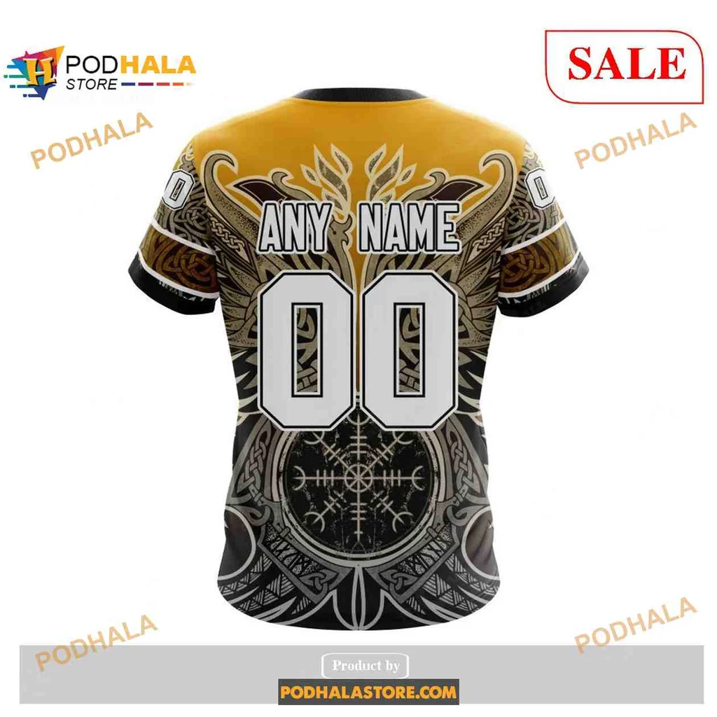 Bold Pittsburgh Penguins Viking All Over Print Hoodie With Intricate Norse Design Bold Pittsburgh Penguins Viking All Over Print Hoodie With Intricate Norse Design