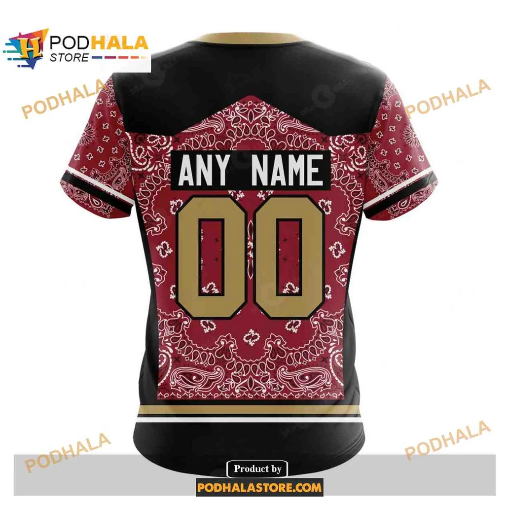 Bold San Francisco 49ers 3D Print Hoodie With Paisley Patterns And Team Logos Bold San Francisco 49ers 3D Print Hoodie With Paisley Patterns And Team Logos