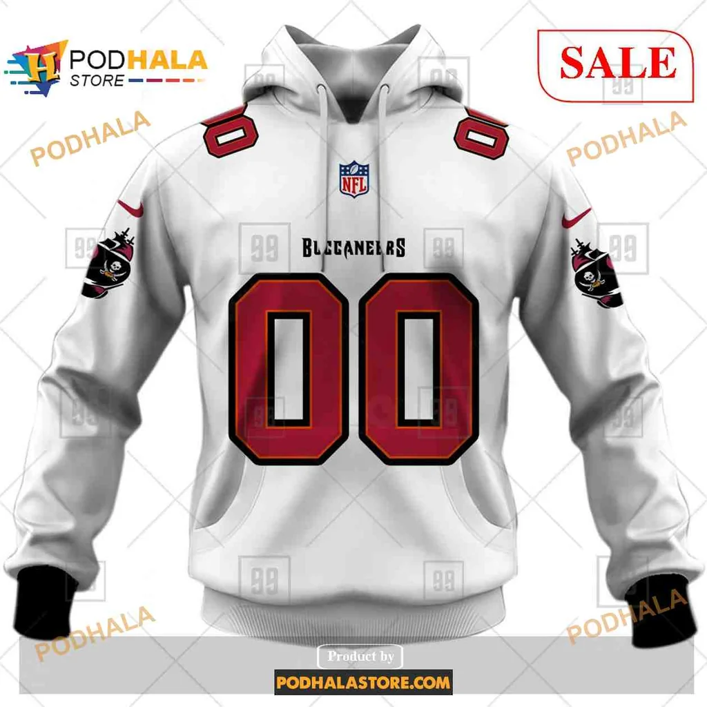 Bold Tampa Bay Buccaneers 3d Hoodie With Nfl Logo And Team Colors