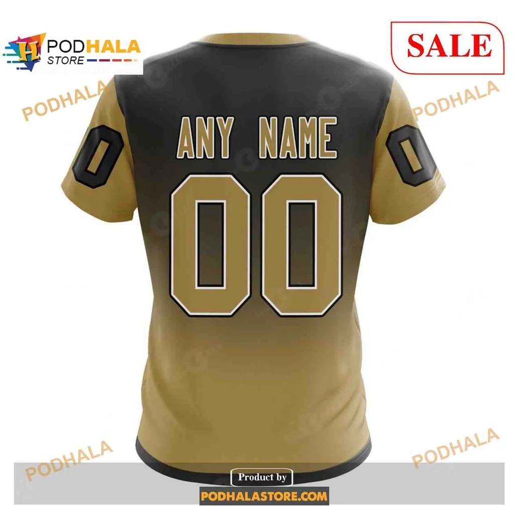 Bold Vegas Golden Knights 3D Print Hoodie With Retro Gradient Design And Custom Sleeves Bold Vegas Golden Knights 3D Print Hoodie With Retro Gradient Design And Custom Sleeves