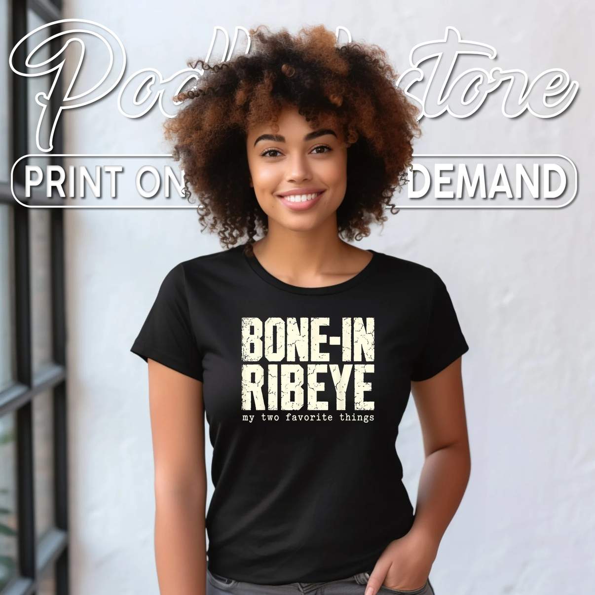 Bone In Ribeye Steak Shirt My Two Favorite Things Funny Meat Lover Apparel