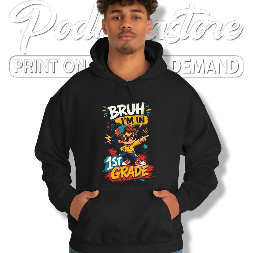 Bruh Im In 1st Grade Tee Vintage Back To School First Grade Boy Top Bruh Im In 1st Grade Tee Vintage Back To School First Grade Boy Top