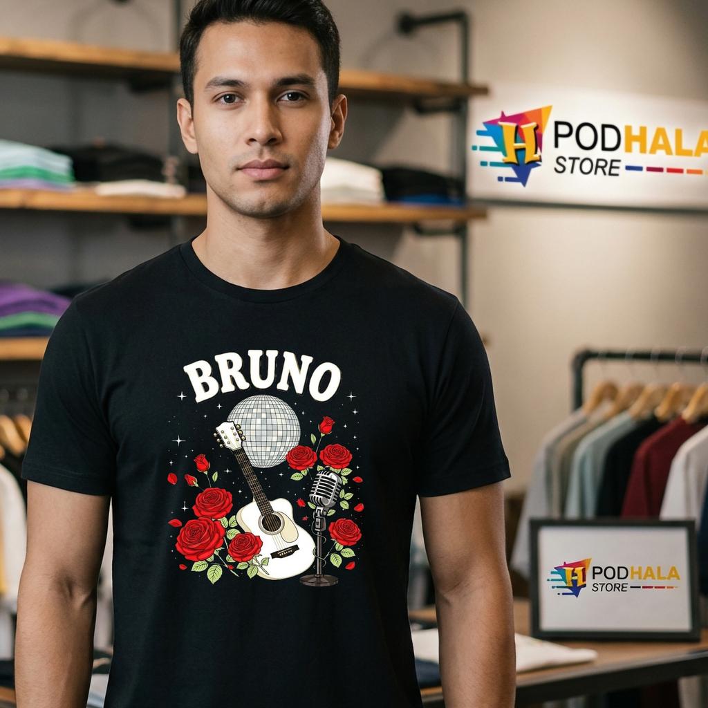 Bruno Romantic Tour Concert Shirt Vintage Music Lover Graphic Gift Bruno Romantic Tour Concert Shirt Vintage Music Lover Graphic Gift