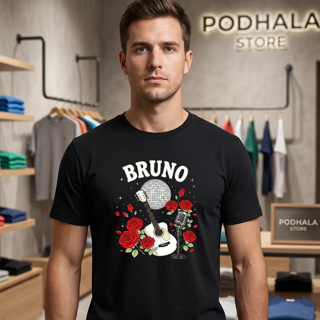 Bruno Romantic Tour Concert Tshirt Vintage Music Lover Graphic Gift Bruno Romantic Tour Concert Tshirt Vintage Music Lover Graphic Gift