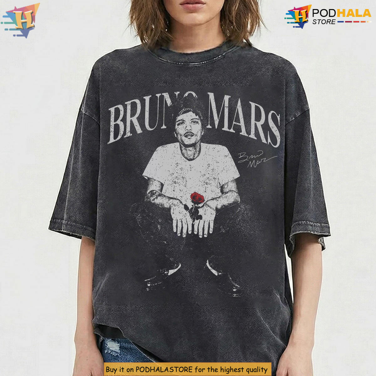 Bruno The Romantic Vintage Comfort Colors Shirt Tour Dates Graphic