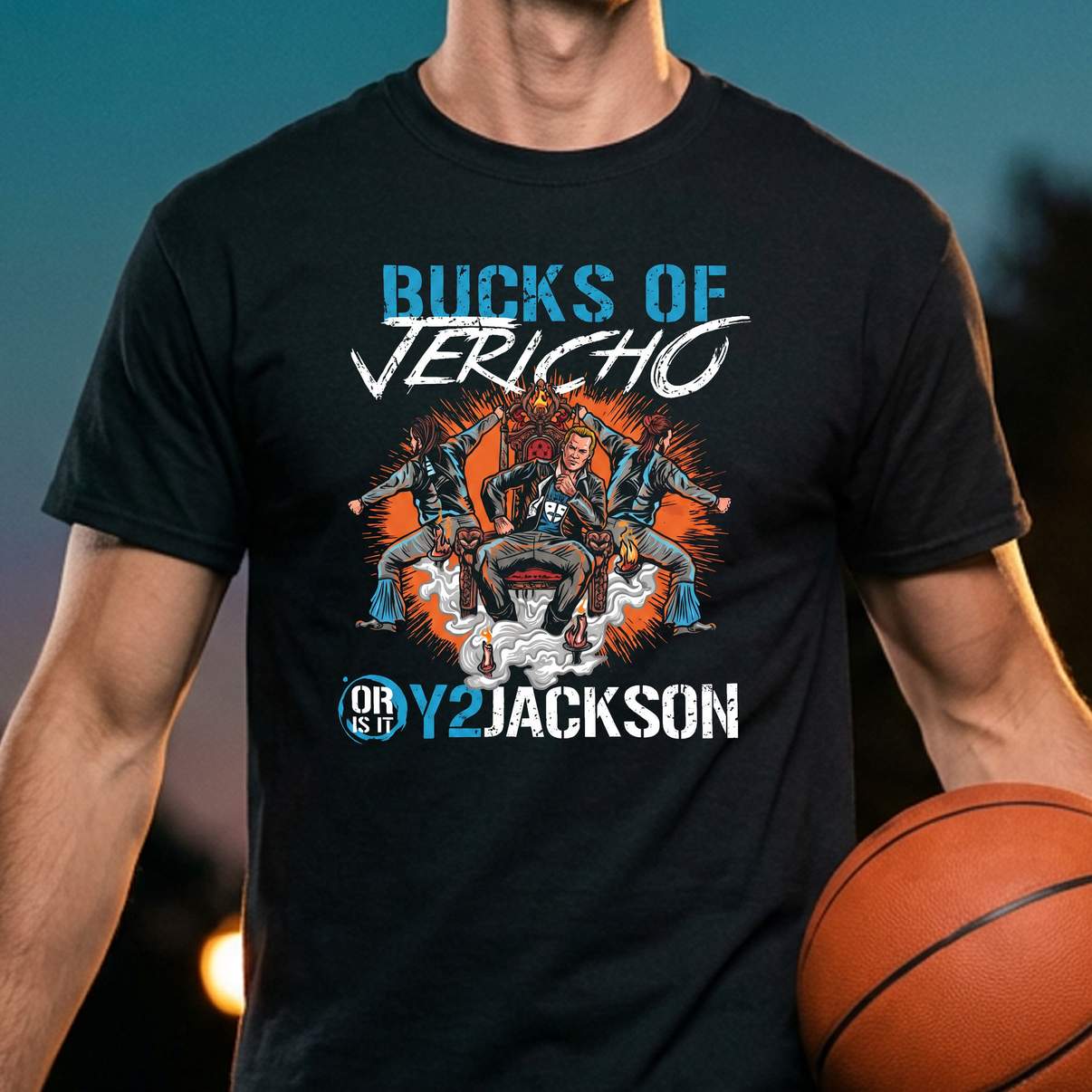 Bucks Of Jericho Is It Y2Jackson Shirt Wrestling Fan Graphic For Mens Tops
