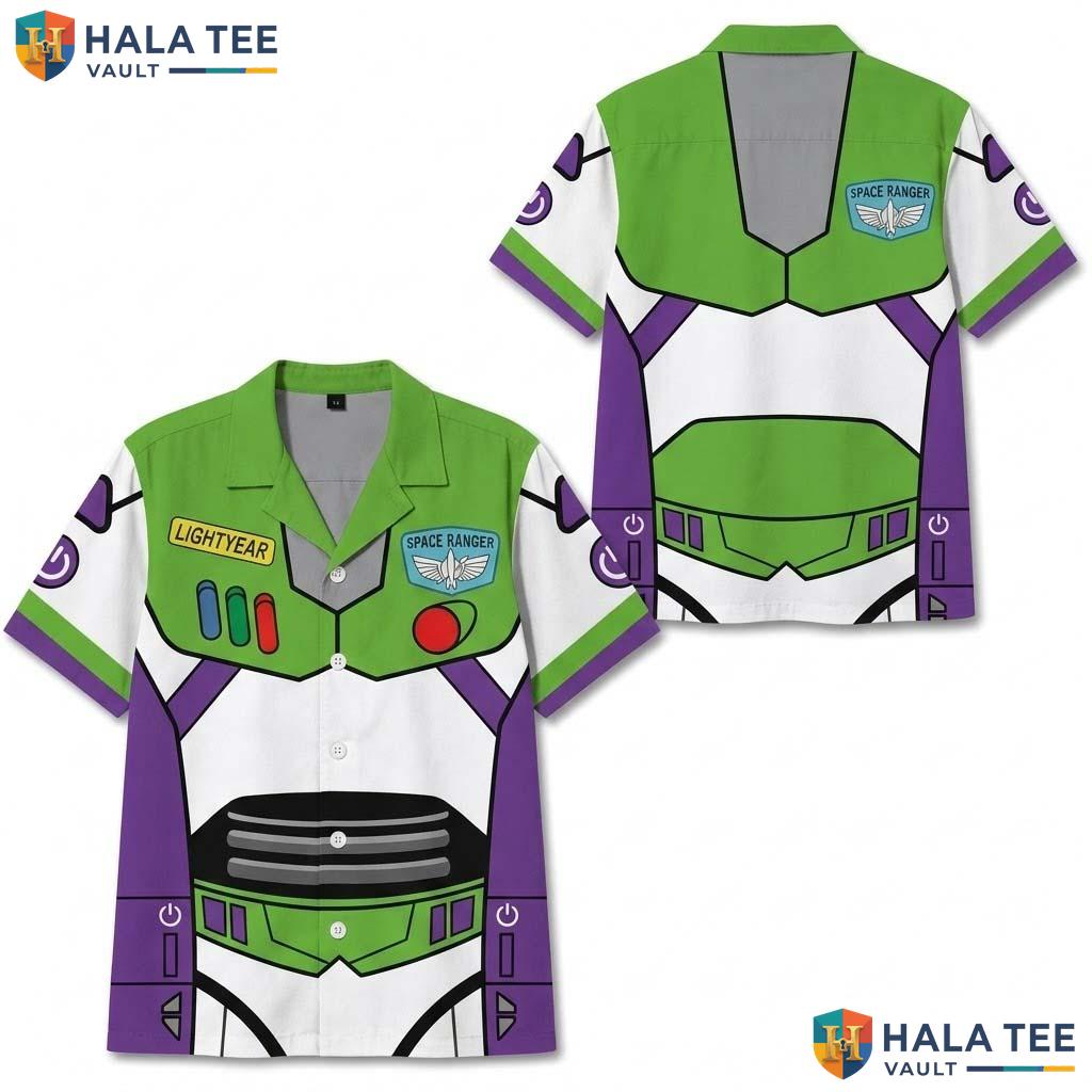 Buzz Lightyear Halloween Hawaiian Shirt Toy Story Space Ranger Aloha