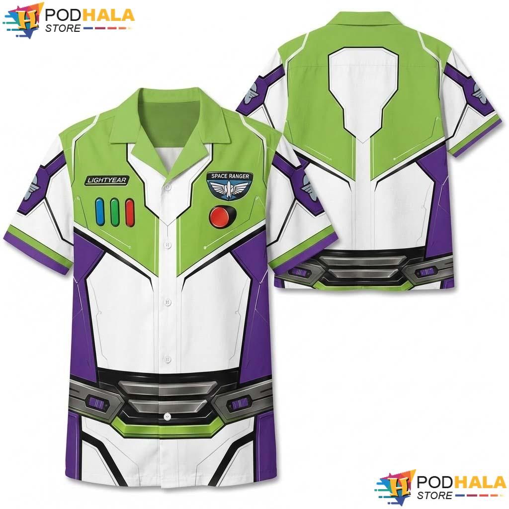 Buzz Toy Story Halloween Hawaiian Shirt Space Ranger Pixar Gift Aloha
