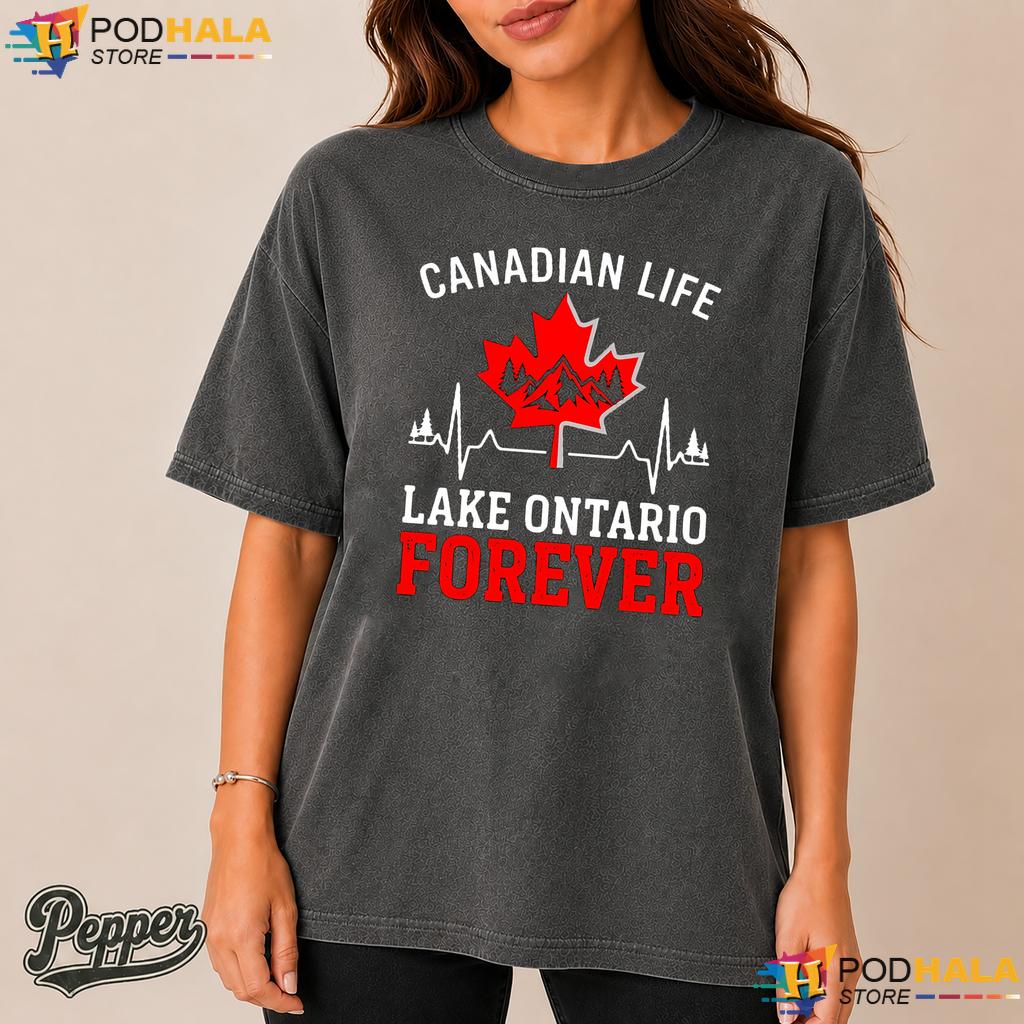Canadian Pride Lake Ontario Comfort Colors Shirt Maple Leaf Graphic Canadian Pride Lake Ontario Comfort Colors Shirt Maple Leaf Graphic