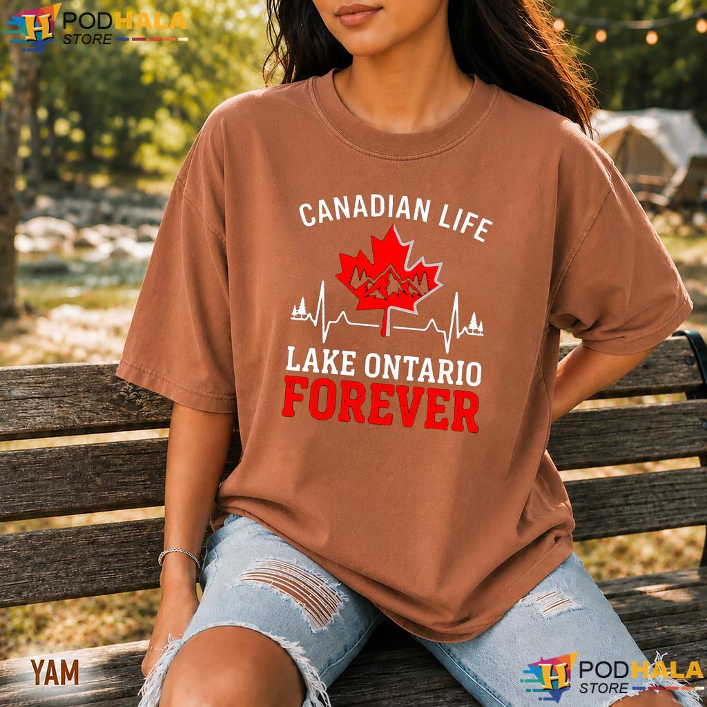 Canadian Pride Lake Ontario Comfort Colors Tshirt Maple Leaf Graphic Canadian Pride Lake Ontario Comfort Colors Tshirt Maple Leaf Graphic