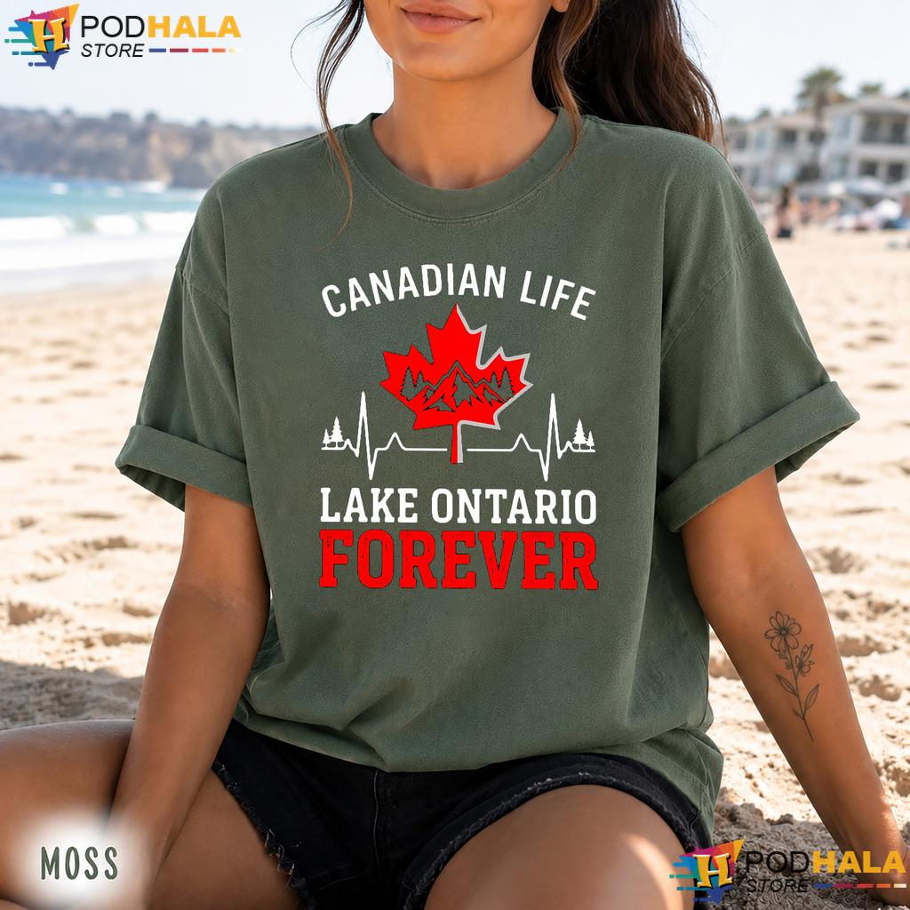 Canadian Pride Lake Ontario Comfort Colors Tee Maple Leaf Graphic Canadian Pride Lake Ontario Comfort Colors Tee Maple Leaf Graphic