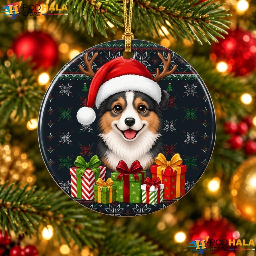 Cardigan Welsh Corgi Christmas Ornament Festive Dog Holiday Decor Gift