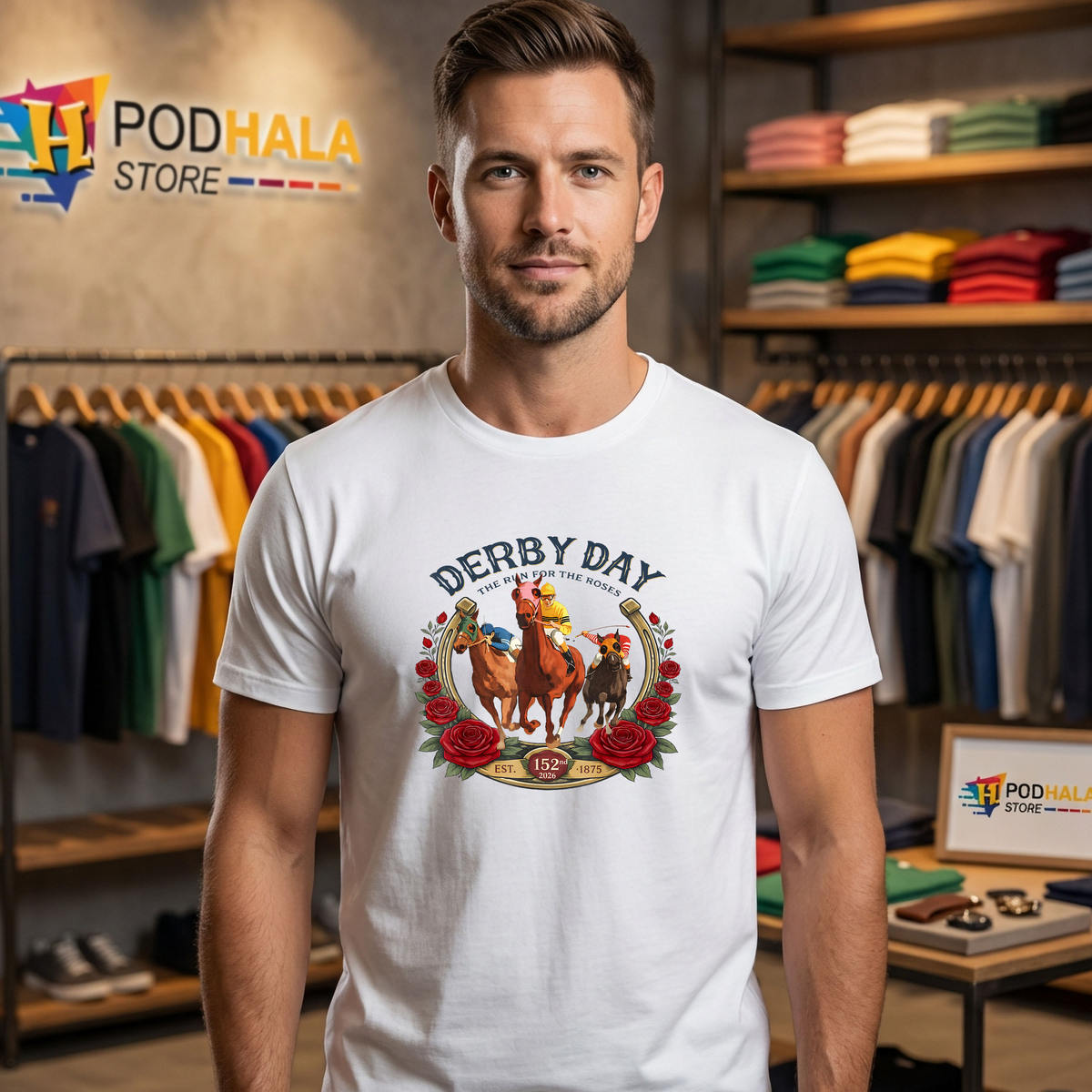 Celebrating Derby Day Shirt 2026 Funny 152 Years Horse Racing Event Fan Apparel