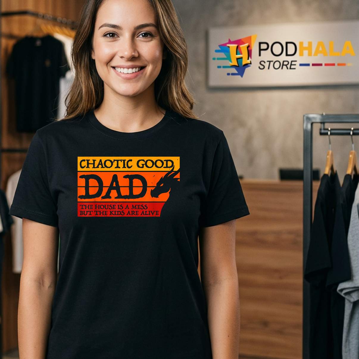 Chaotic Good Gamer Dad Tee The House Is A Mess Funny Fatherhood Apparel Chaotic Good Gamer Dad Tee The House Is A Mess Funny Fatherhood Apparel