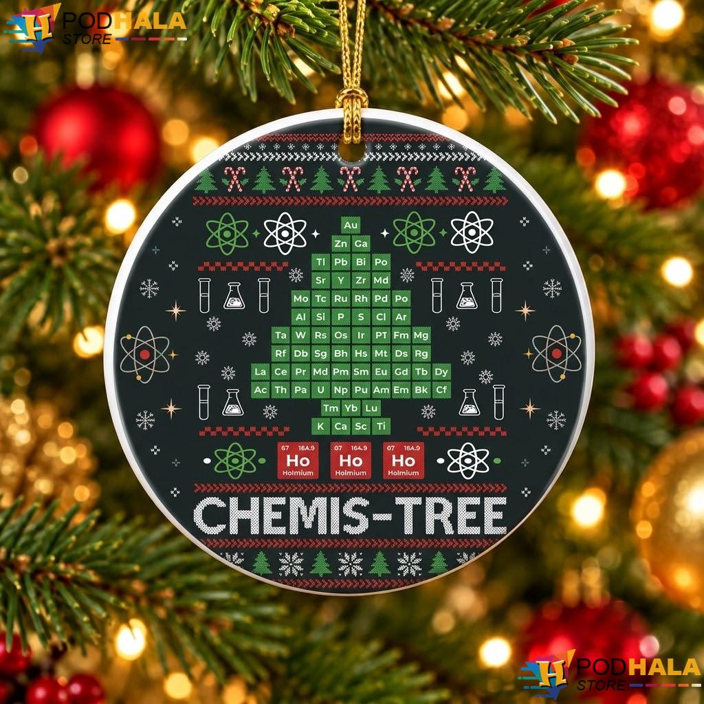 Chemistree Science Christmas Ornament Chemistry 2026 Holiday Decor Gift