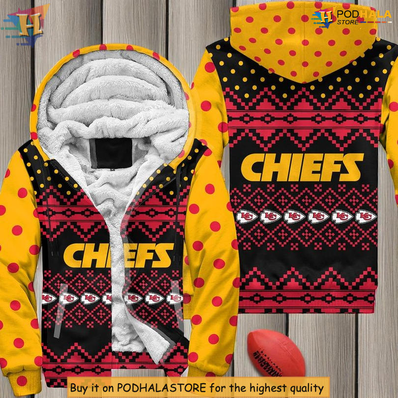 Christmas Pattern Red Green Kansas City Chiefs Hoodie 3D, Holiday Apparel Christmas Pattern Red Green Kansas City Chiefs Hoodie 3D, Holiday Apparel