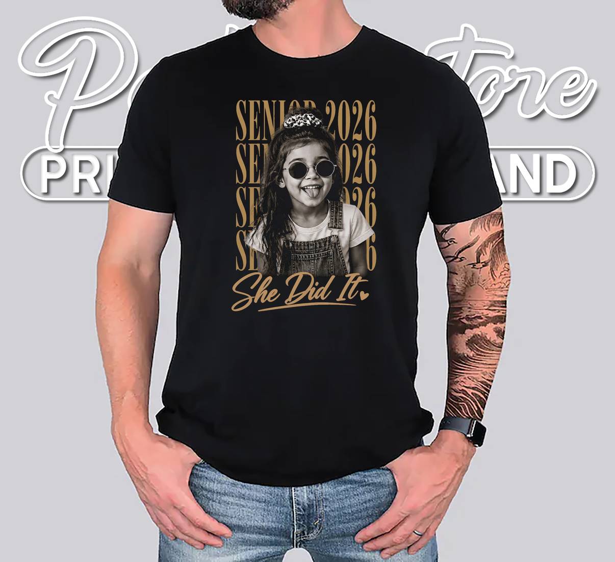 Class Of 2026 Senior Custom Tshirt Vintage Graduation Childhood Photo Graphic Men Class Of 2026 Senior Custom Tshirt Vintage Graduation Childhood Photo Graphic Men