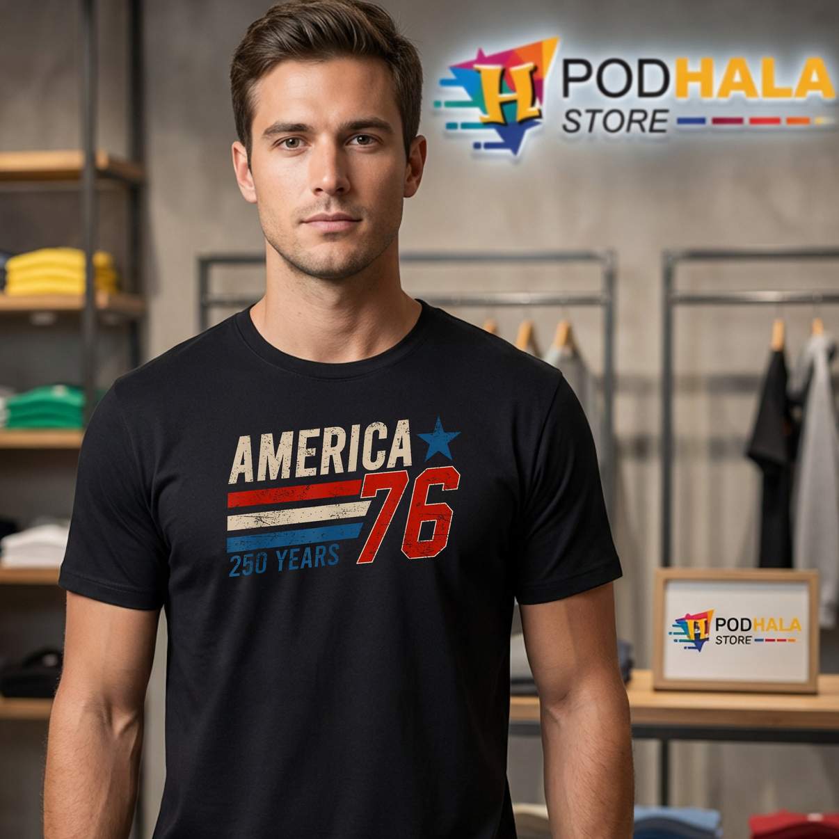 Classic 250 Years America Shirt 250th Anniversary USA Celebration