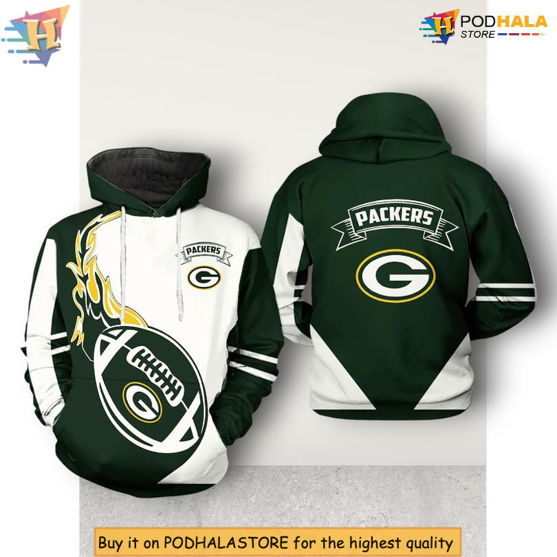 Classic Collection Design Green Bay Packers Hoodie 3D All Over Print
