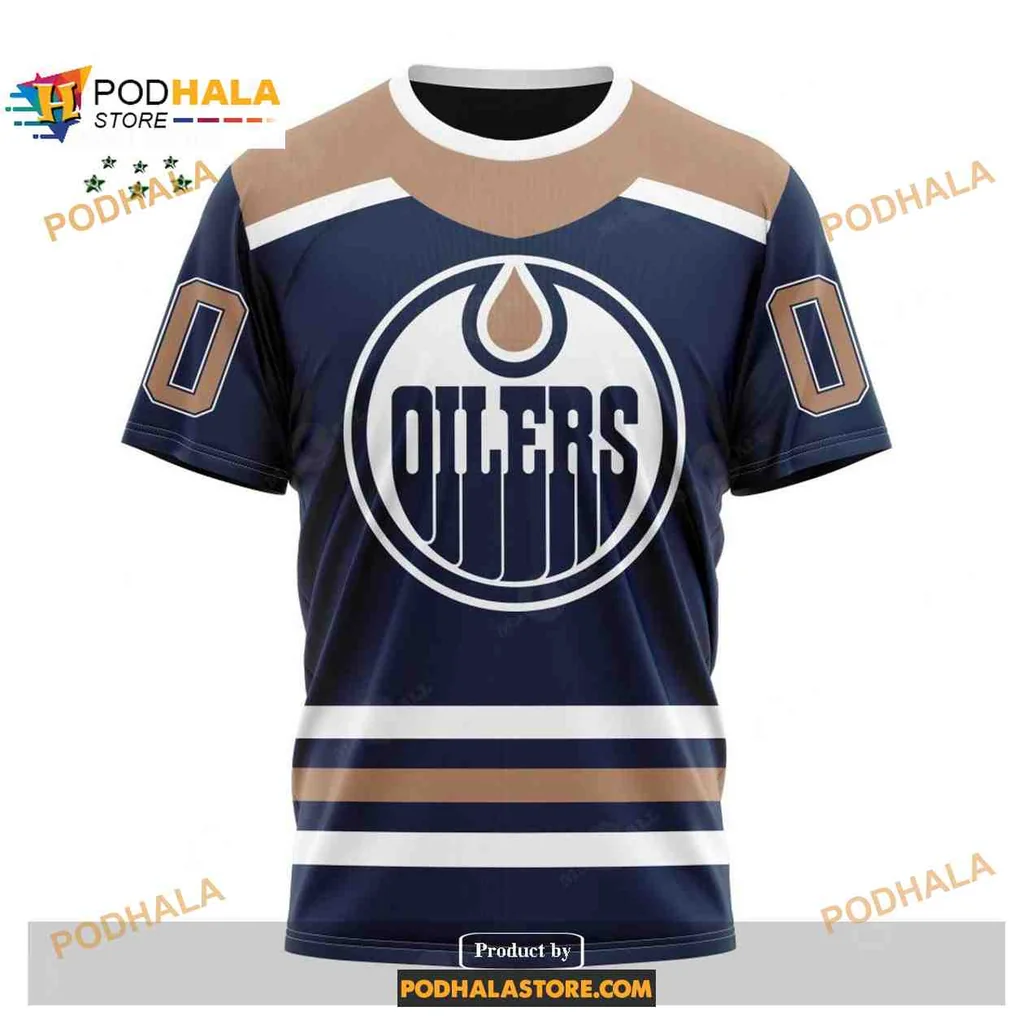 Classic Edmonton Oilers AOP Hoodie With Bold Logo And Sporty Design Classic Edmonton Oilers AOP Hoodie With Bold Logo And Sporty Design