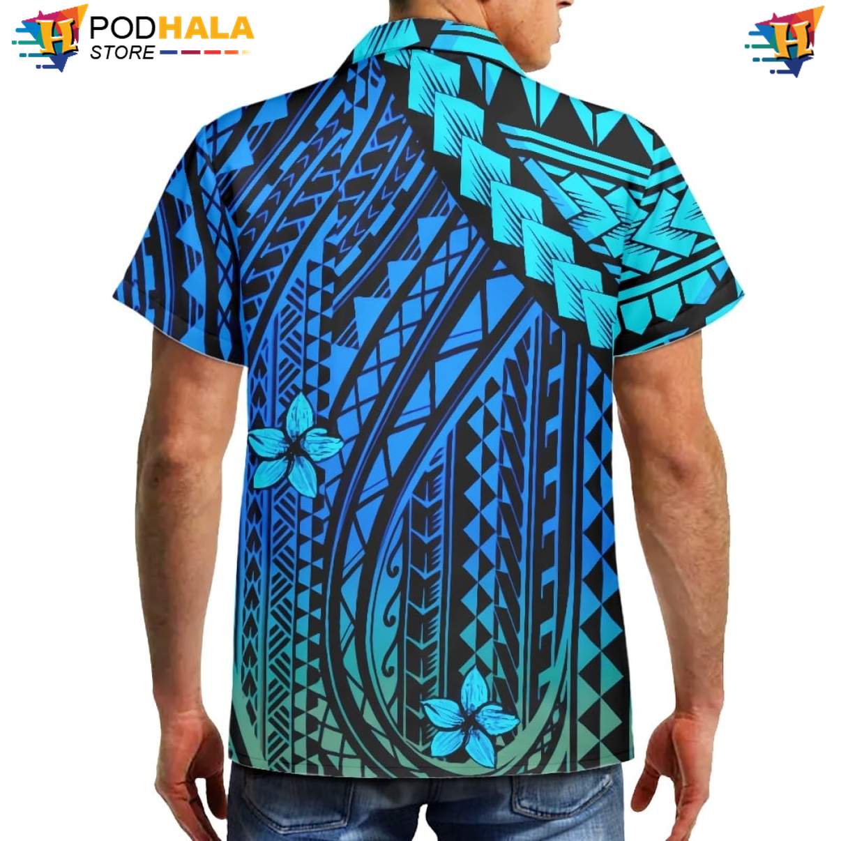 Classic Plumeria Tropical Shirt Mens Samoa Polynesian Beach Festival Top Classic Plumeria Tropical Shirt Mens Samoa Polynesian Beach Festival Top