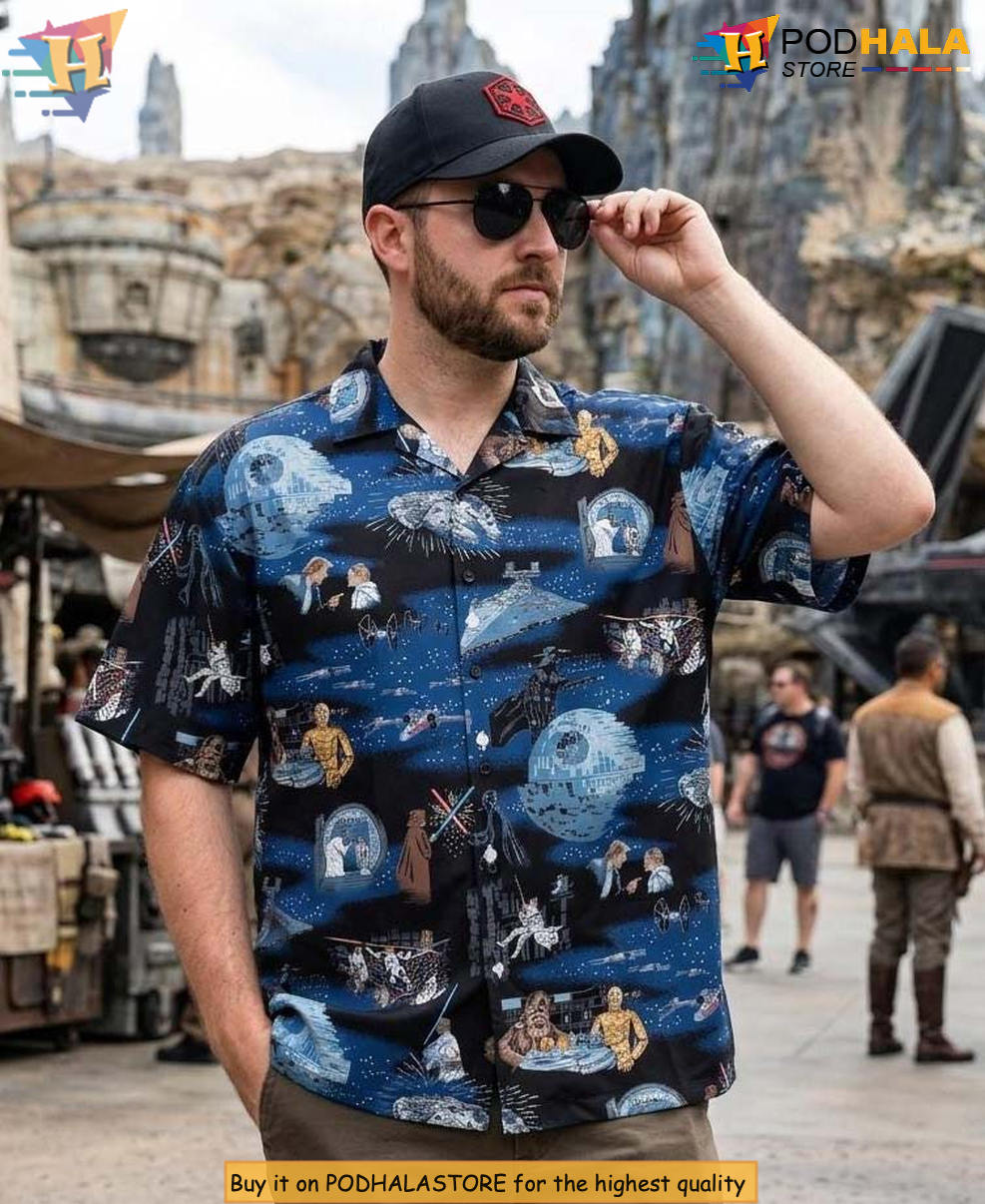 Classic Star Wars Characters Hawaiian Shirt 2026 Galaxy Far Away Trip Fan Gear