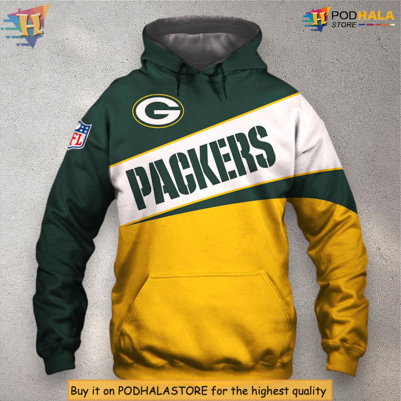 Classic Zip Up Edition Green Bay Packers Personalized 3D Hoodie NFL Apparel