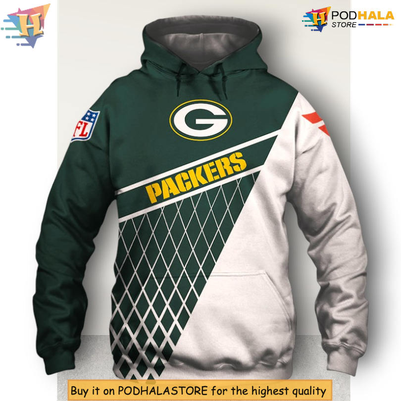 Classic Zip Up Edition Personalized Green Bay Packers Hoodie 3D For Fans