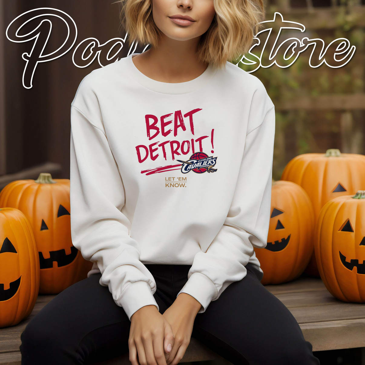 Cleveland Cavaliers Beat Detroit Shirt Let Em Know Basketball Fan Graphic Art