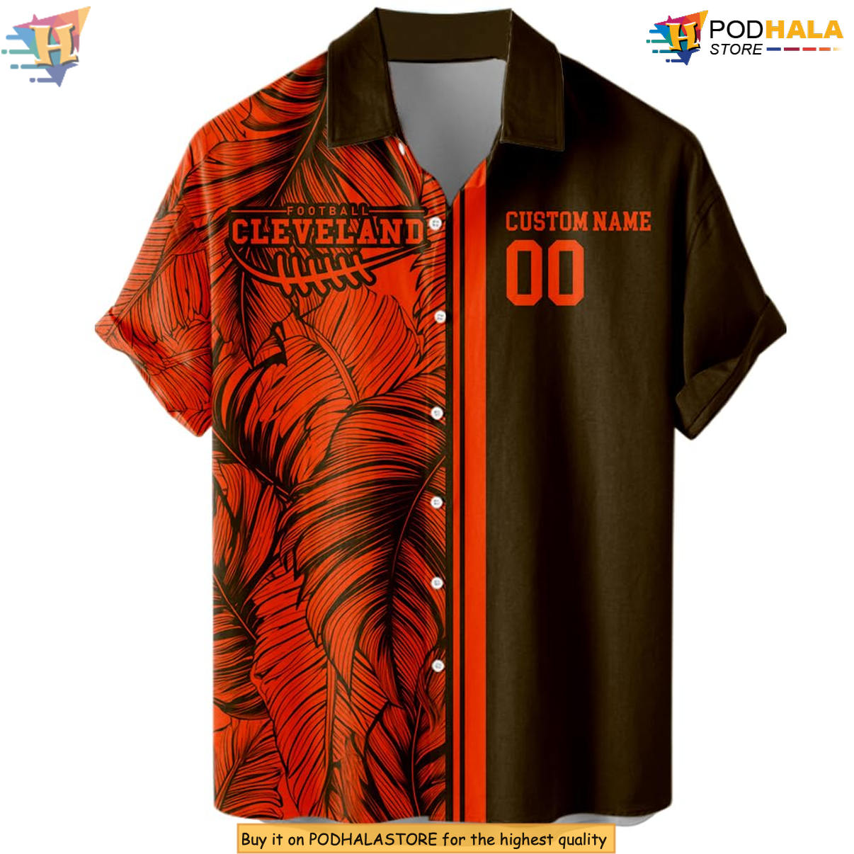 Cleveland Football Custom Hawaiian Shirt 2026 Personalized Tropical Fan Gear