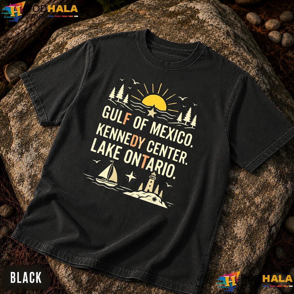 Coastal Gulf Lake Ontario Comfort Colors T-Shirt Vintage Kennedy Top