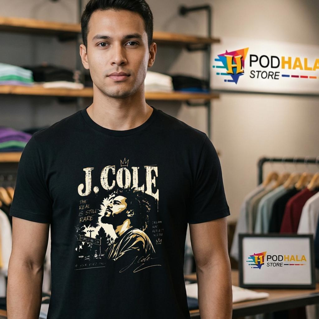 Cole Fall Off World Tour T-Shirt Fan Concert Graphic Music Apparel