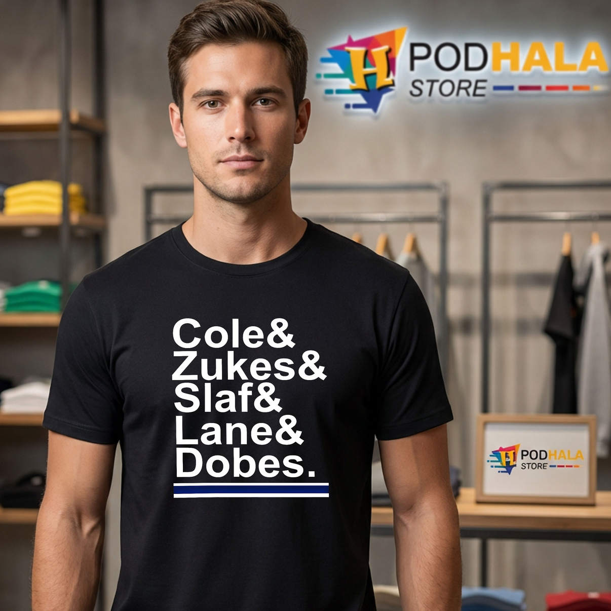 Cole Zukes Slaf Lane Shirt Dobes Funny Hockey Fan Graphic Design For Lovers